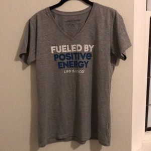Life is Good Positive Energy Tee